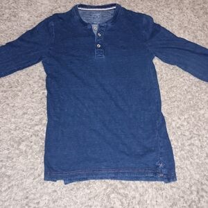 Men's fat face shirt size XS color blue logo buttons fishing tennis golfing out